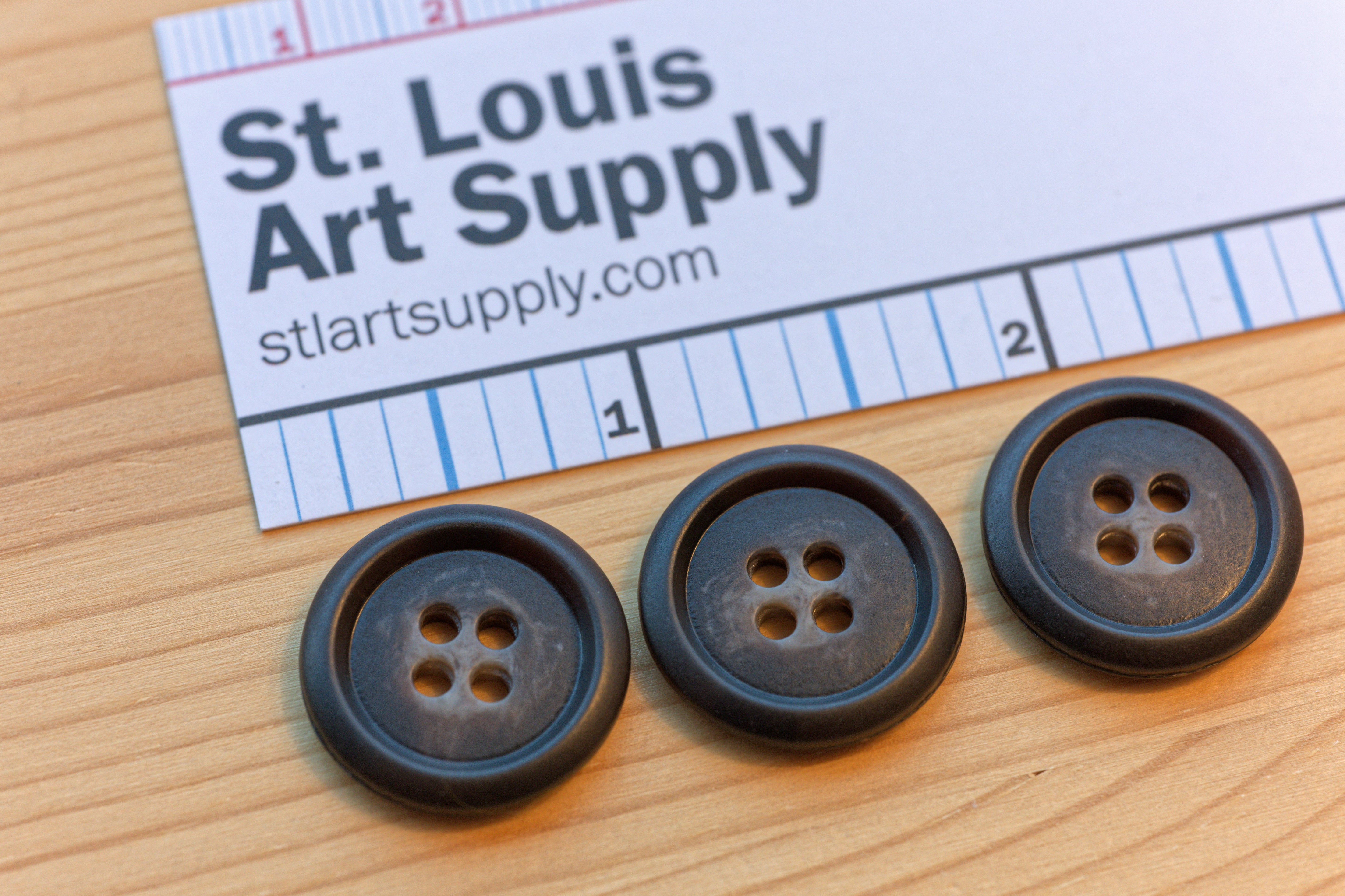 Now Now Buttons, Mottled Brown