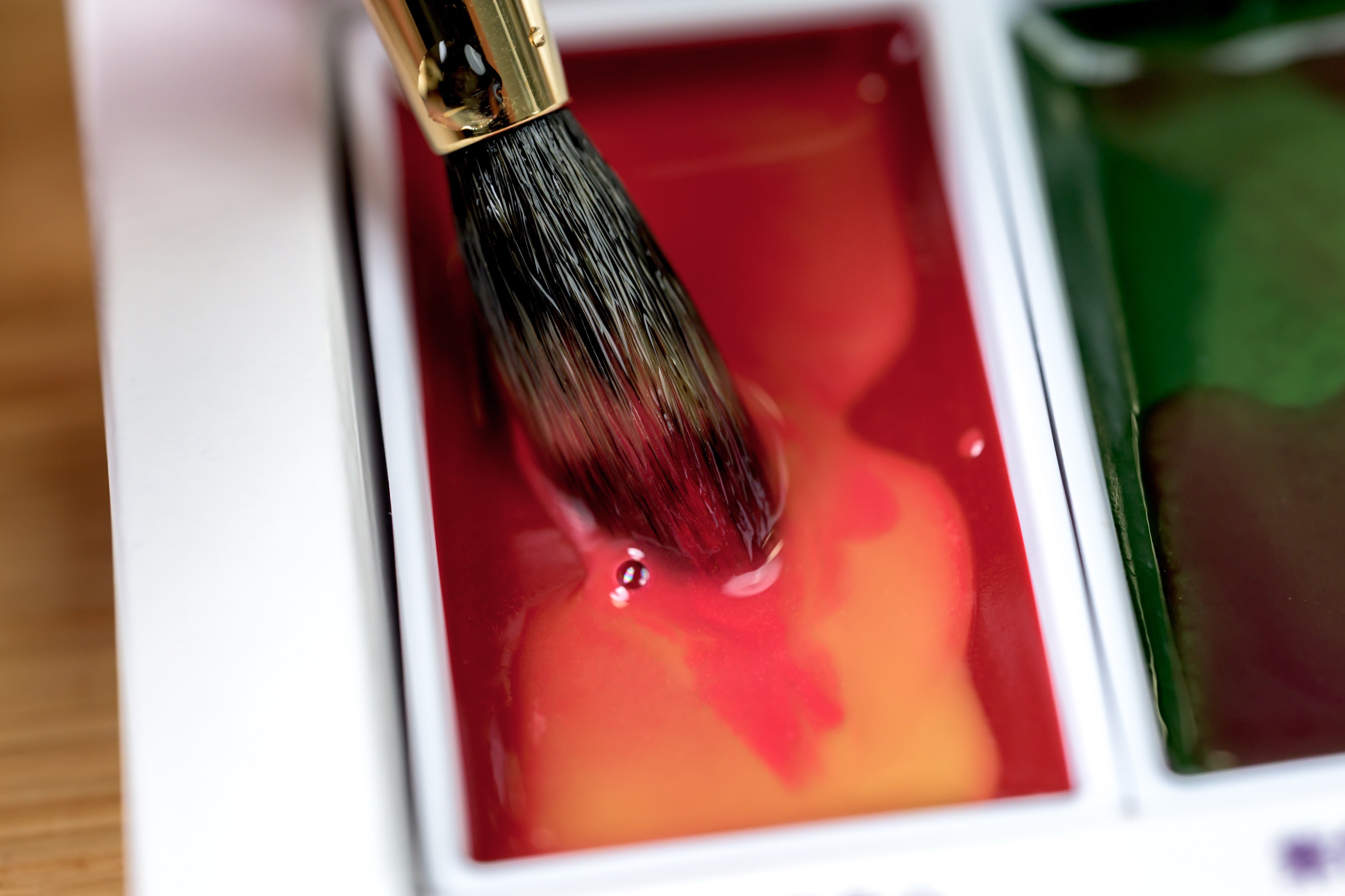 Gansai Tambi Granulating Colors, Five-Color Set #2