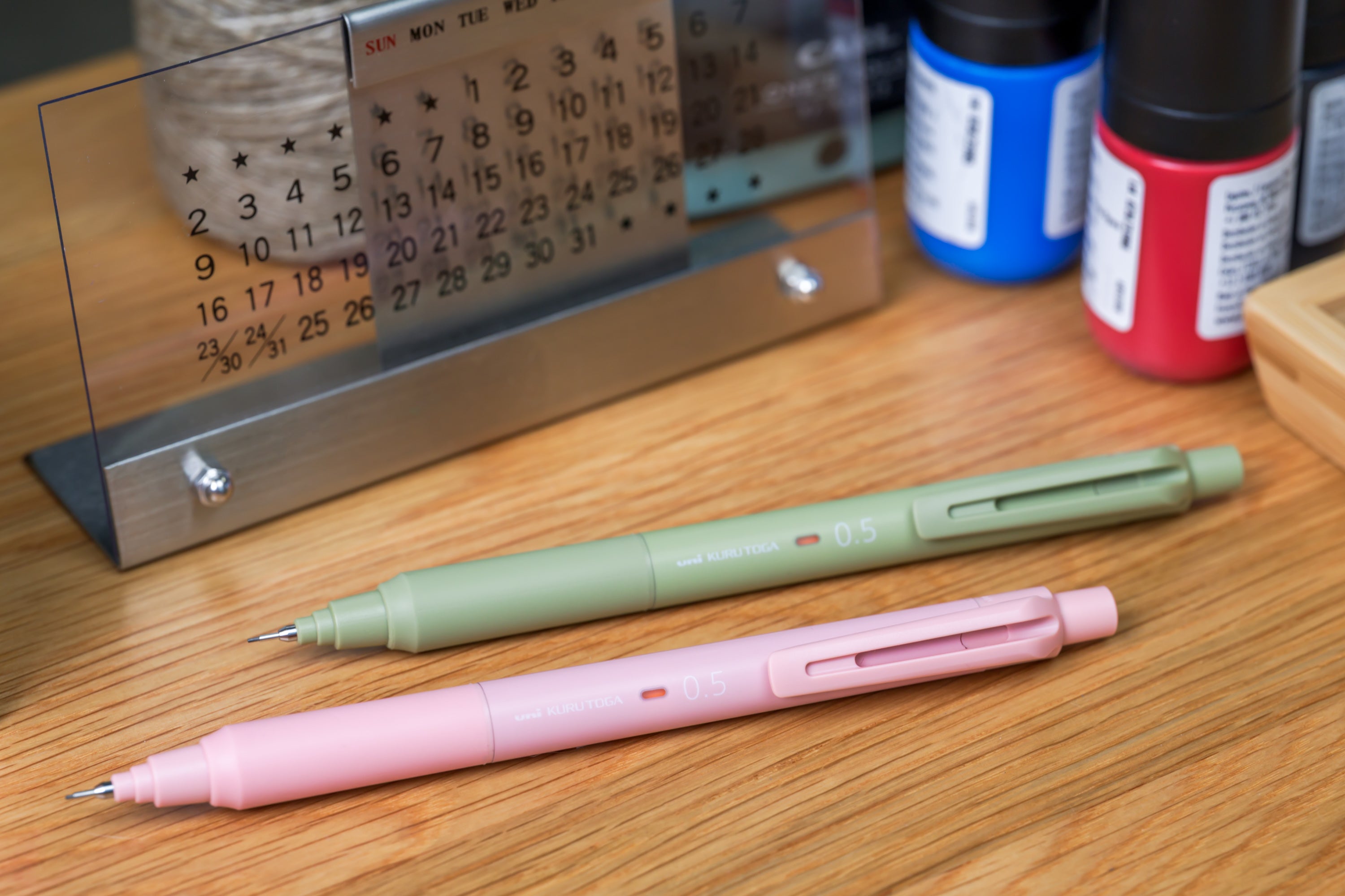 Kuru Toga KS Mechanical Pencil, 0.5 mm, Coral Pink
