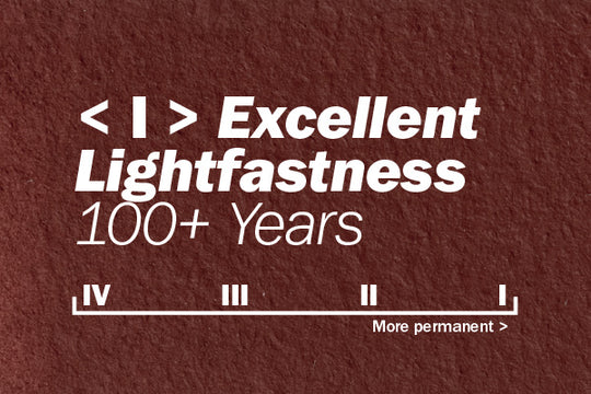 Excellent Lightfastness. 100+ Years.