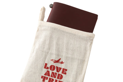 Traveler's Notebook Starter Set, Regular Size, Limited Edition Red Leather