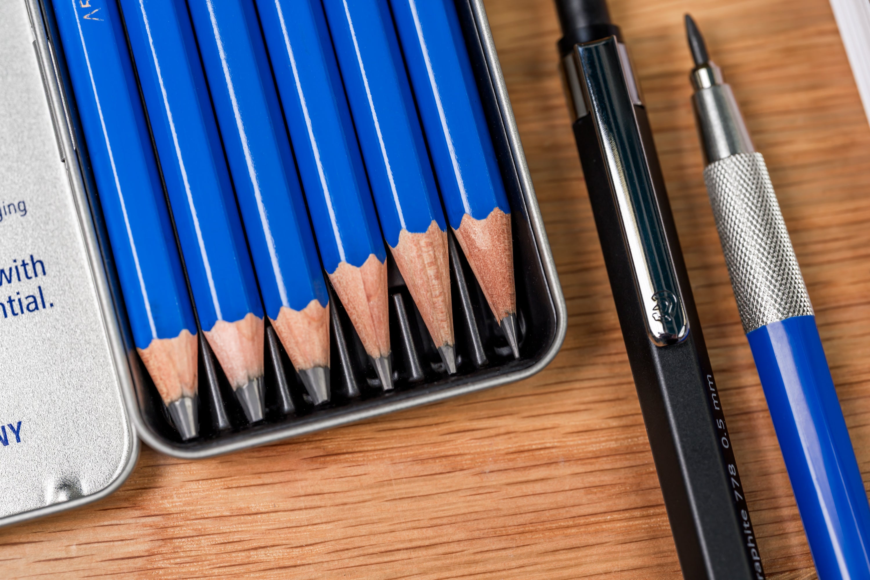 Mars Lumograph Drawing Pencils, Set of 6