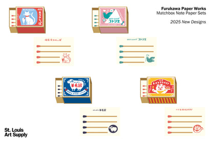 Matchbox Note Paper Set, Chef Bear