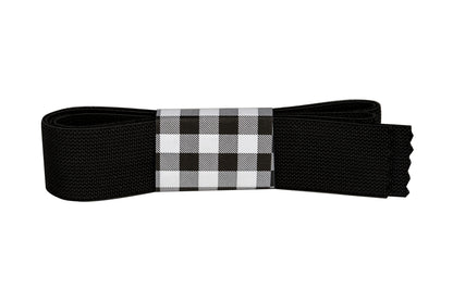 1" Elastic Webbing By The Yard, Black