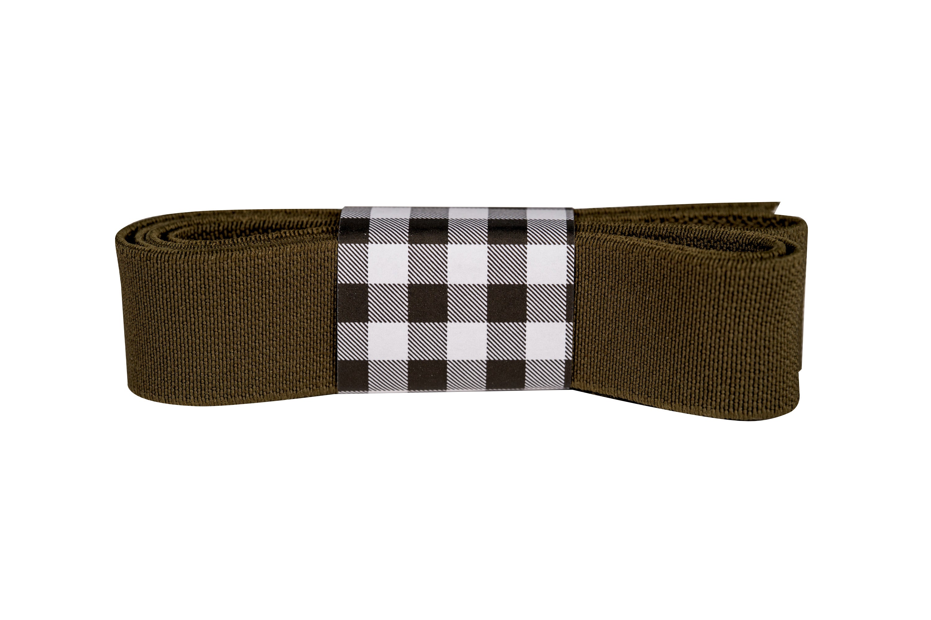 1" Elastic Webbing By The Yard, Military Green