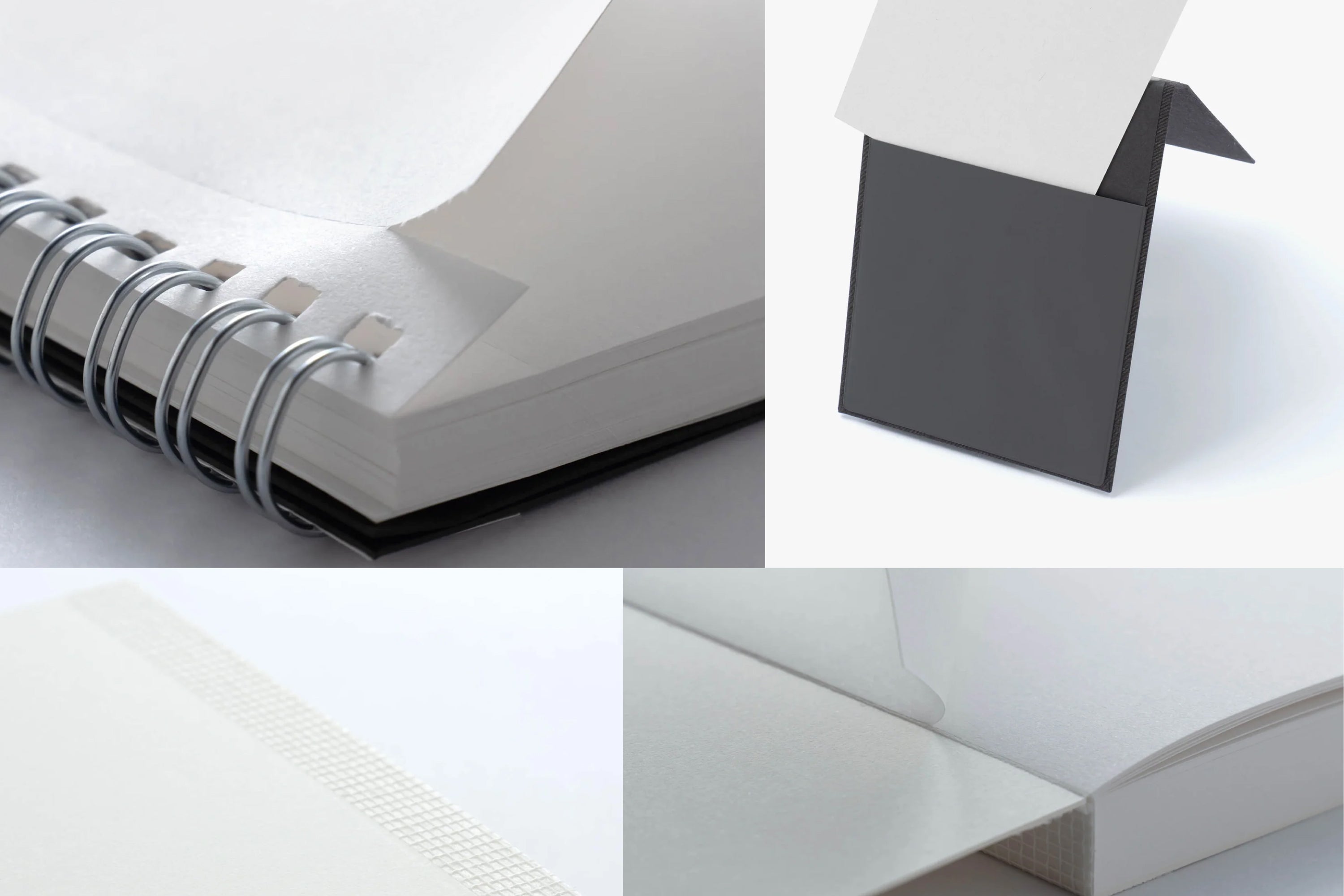 Kakimori Mini Note Cover, Shimada Grey