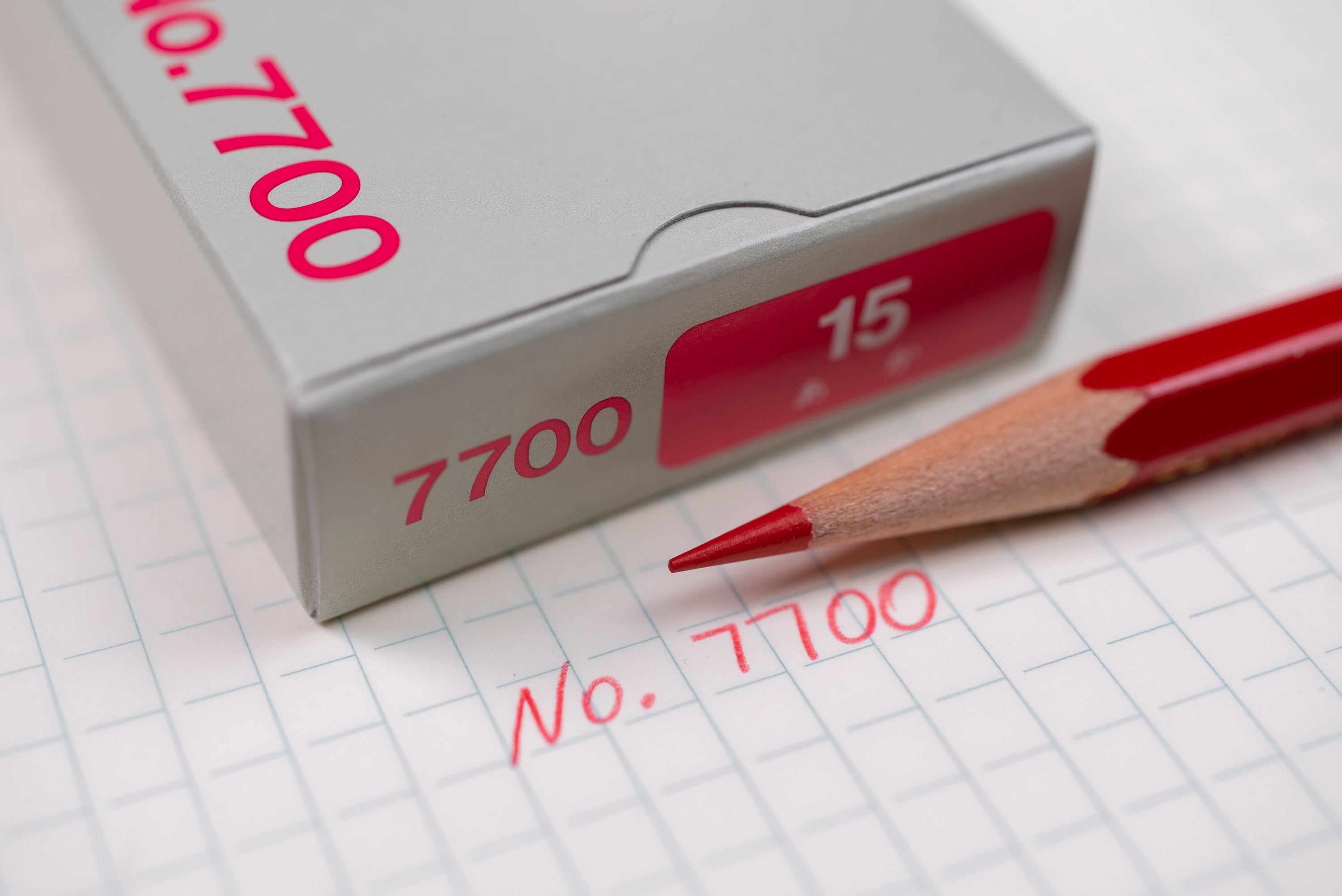Mitsubishi 7700 Red Pencil, Set of 12