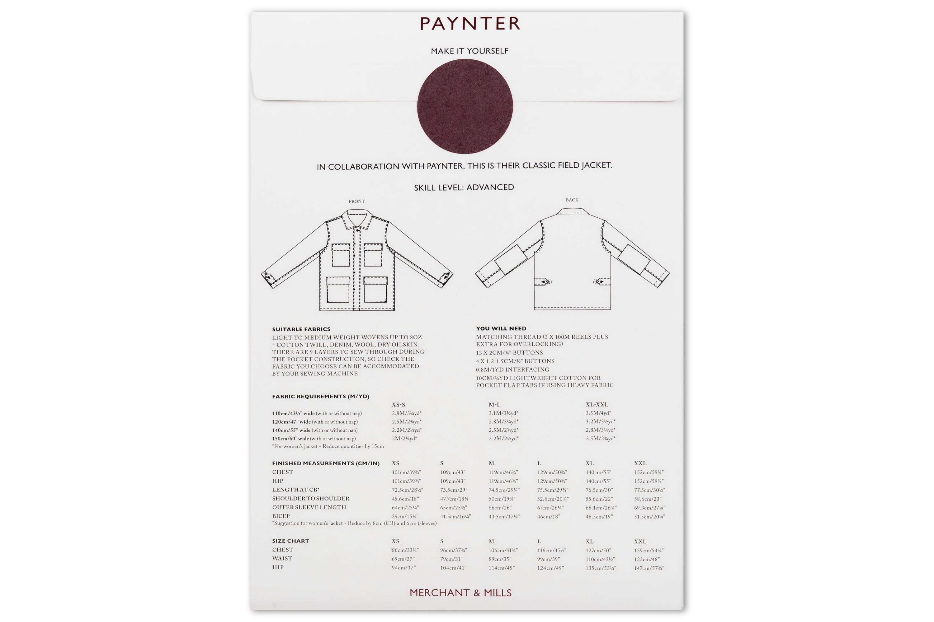 The Paynter Jacket Sewing Pattern