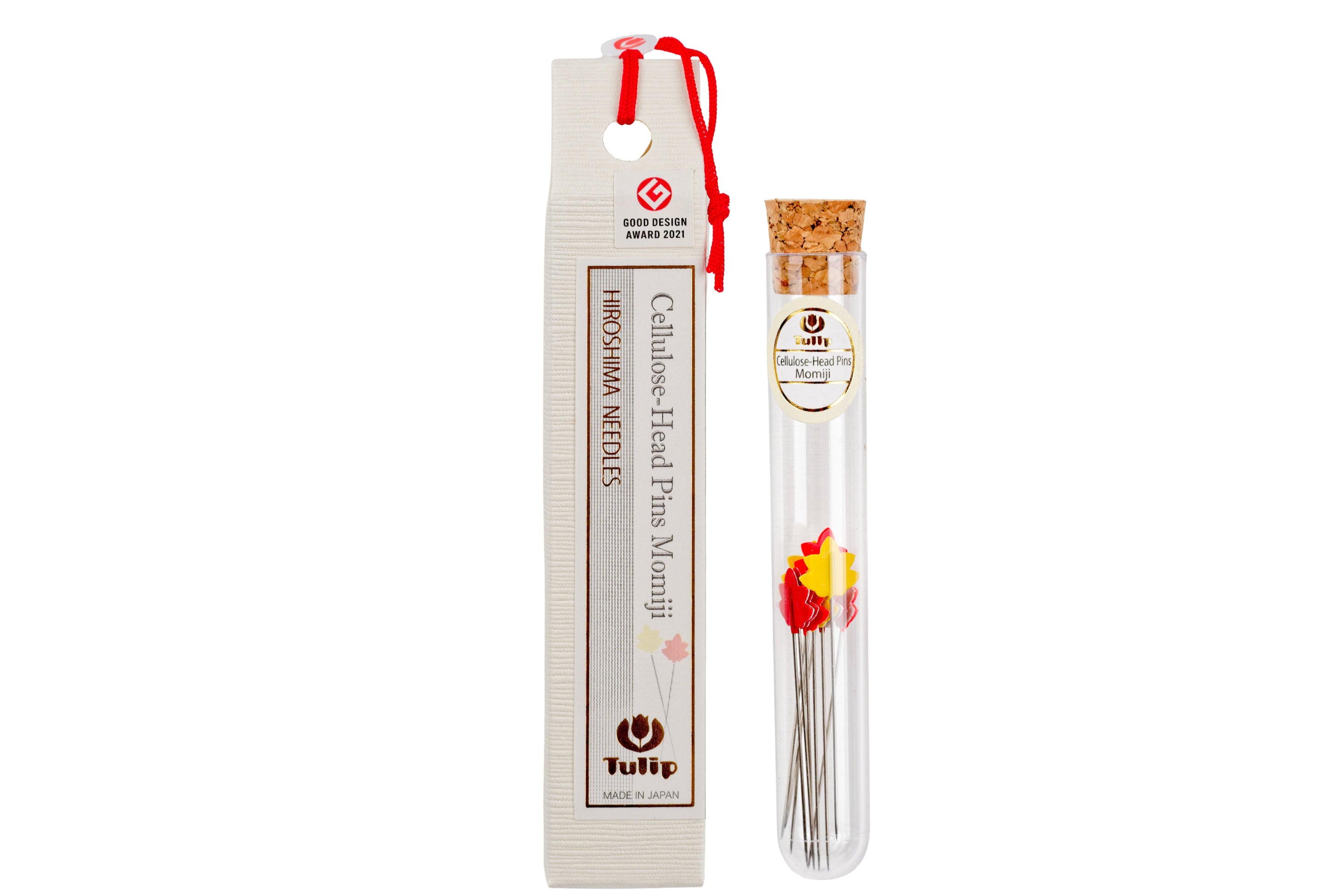 Tulip Cellulose-Head Pins, Autumn Leaves