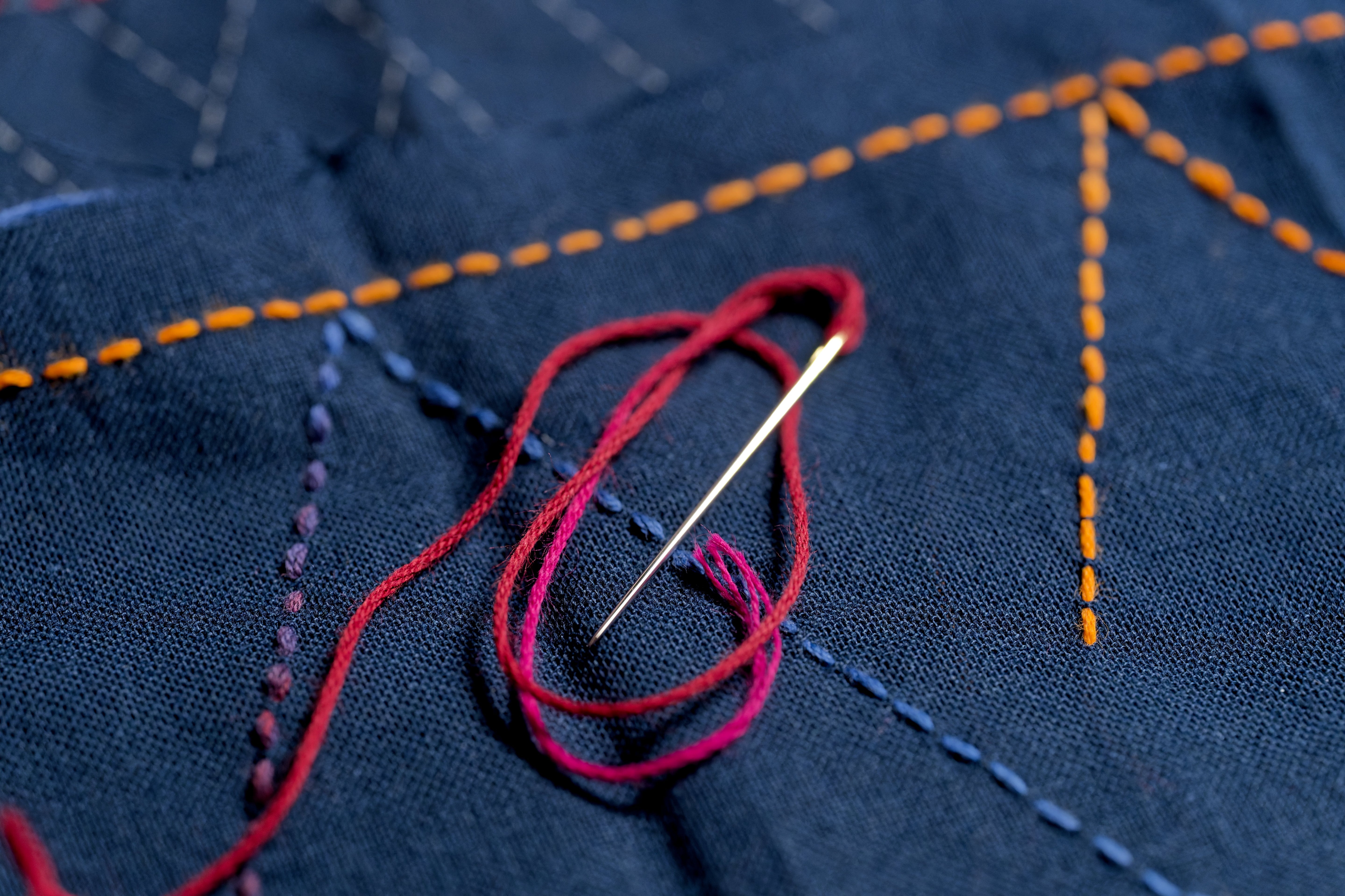 Olympus Sashiko Sampler, Hishi-seigaiha