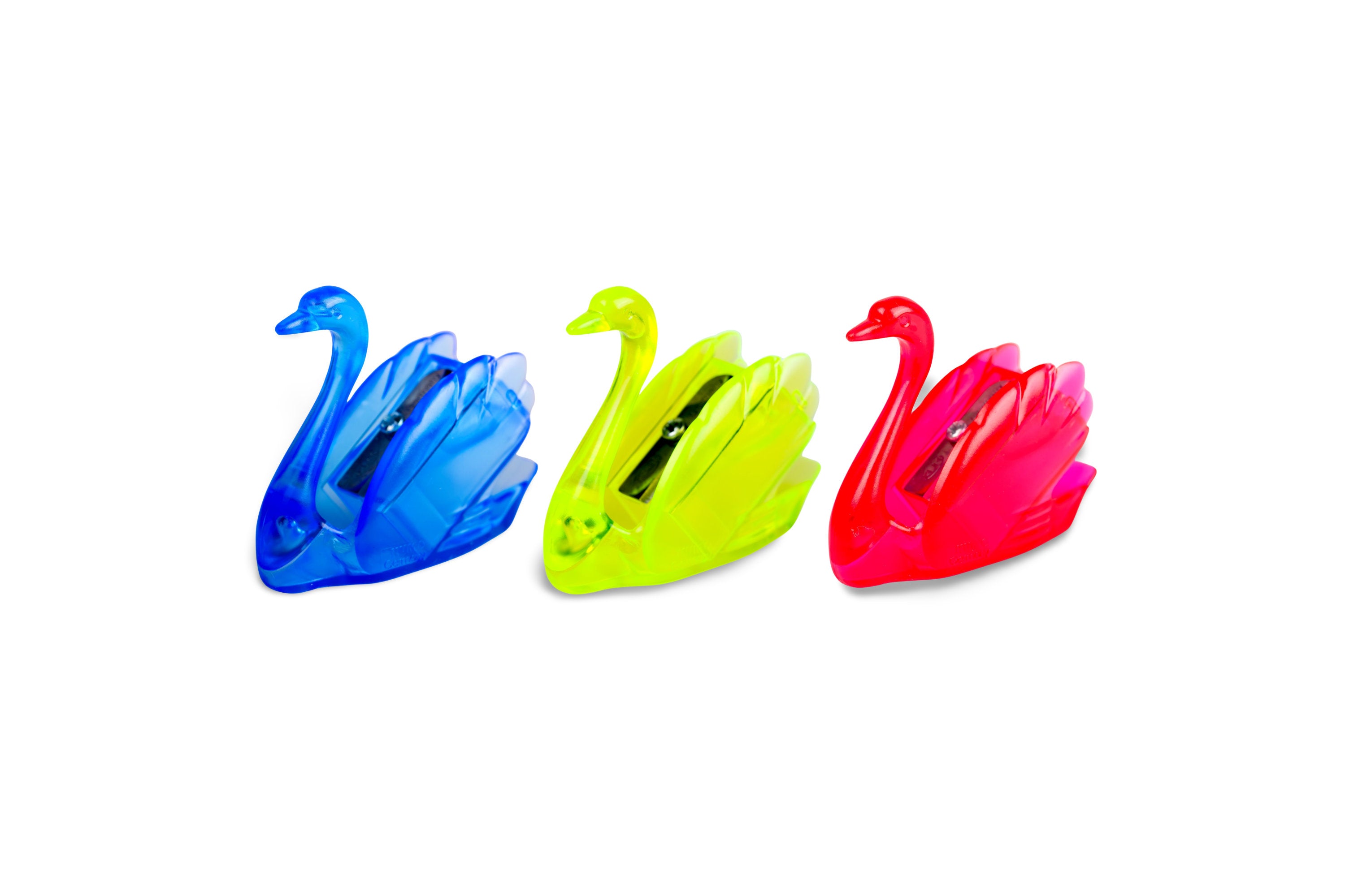 Neon Swan Pencil Sharpener, Random Color