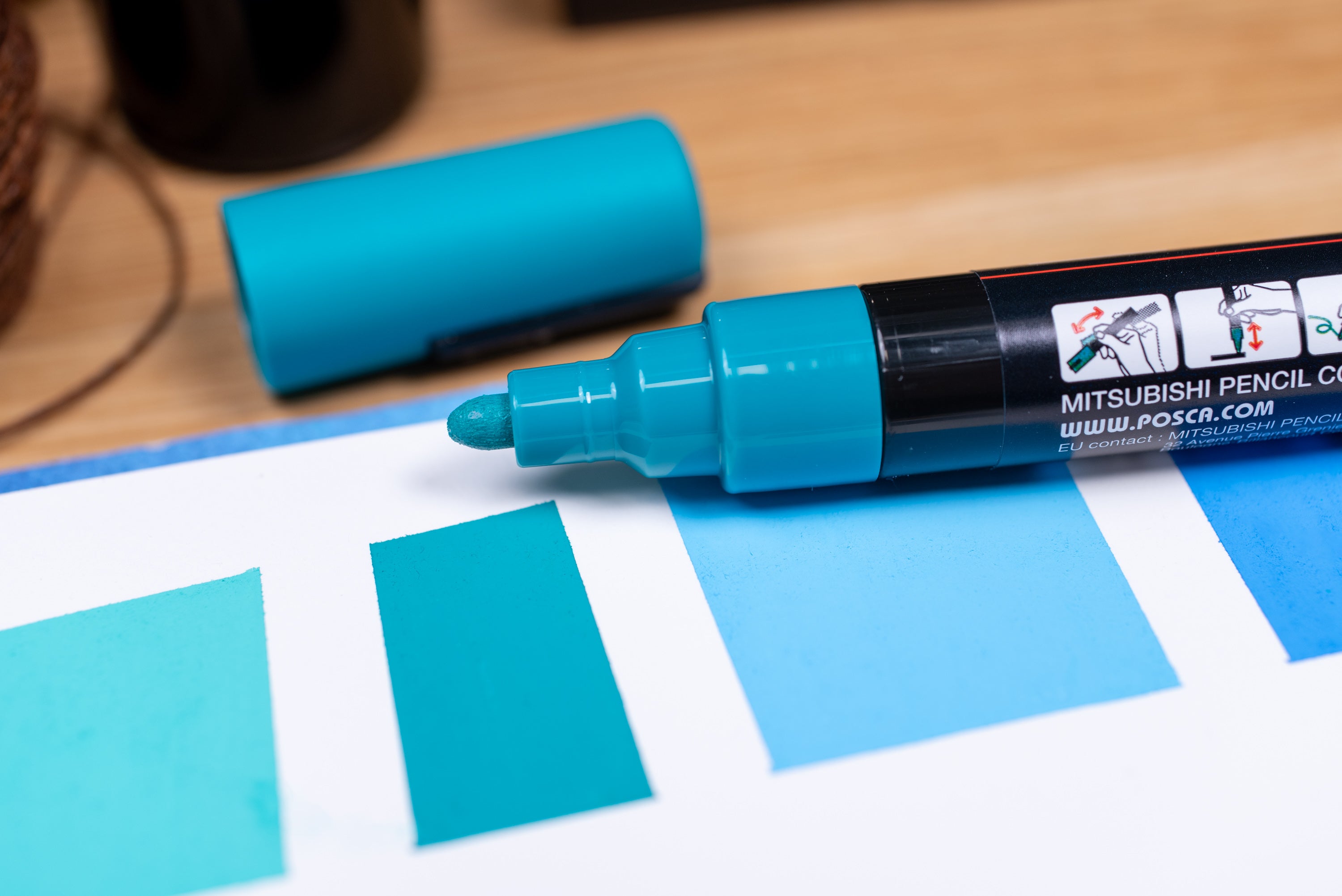 Uni POSCA Paint Markers, Cool Colors Set (PC-5M)