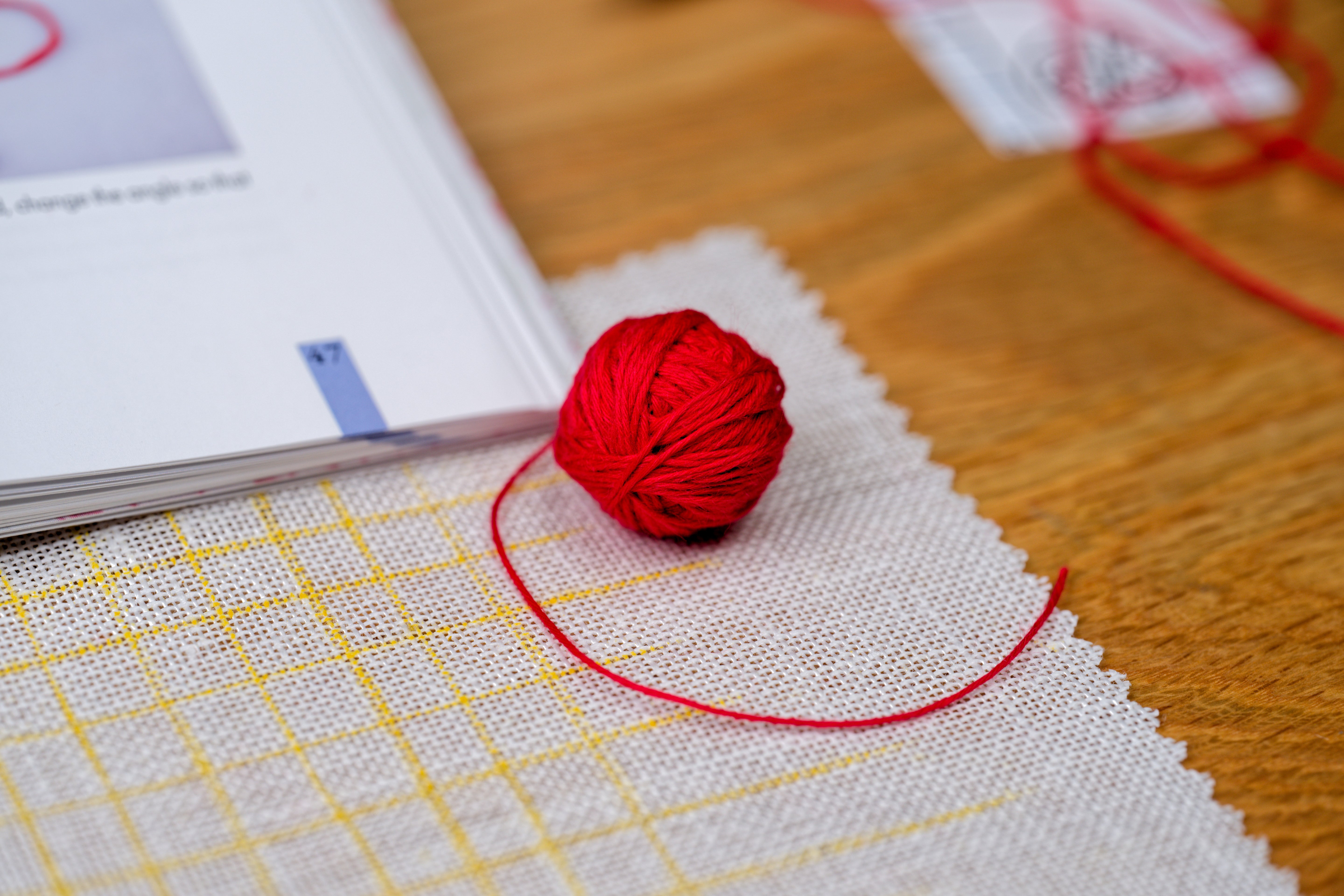 Olympus Cotton Sashiko Thread, #04 Carrot Orange