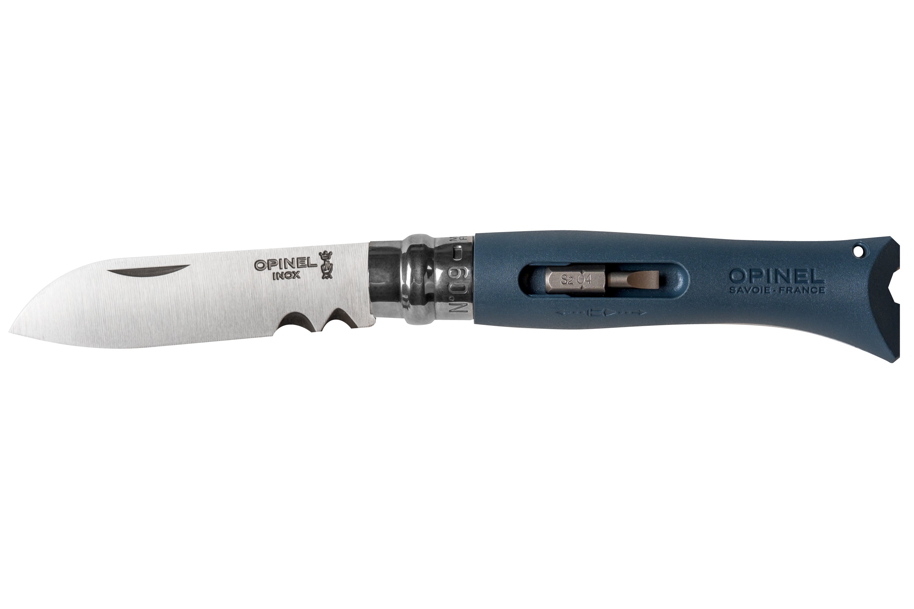 Opinel No. 09 DIY Multifunction Knife, Cool Grey