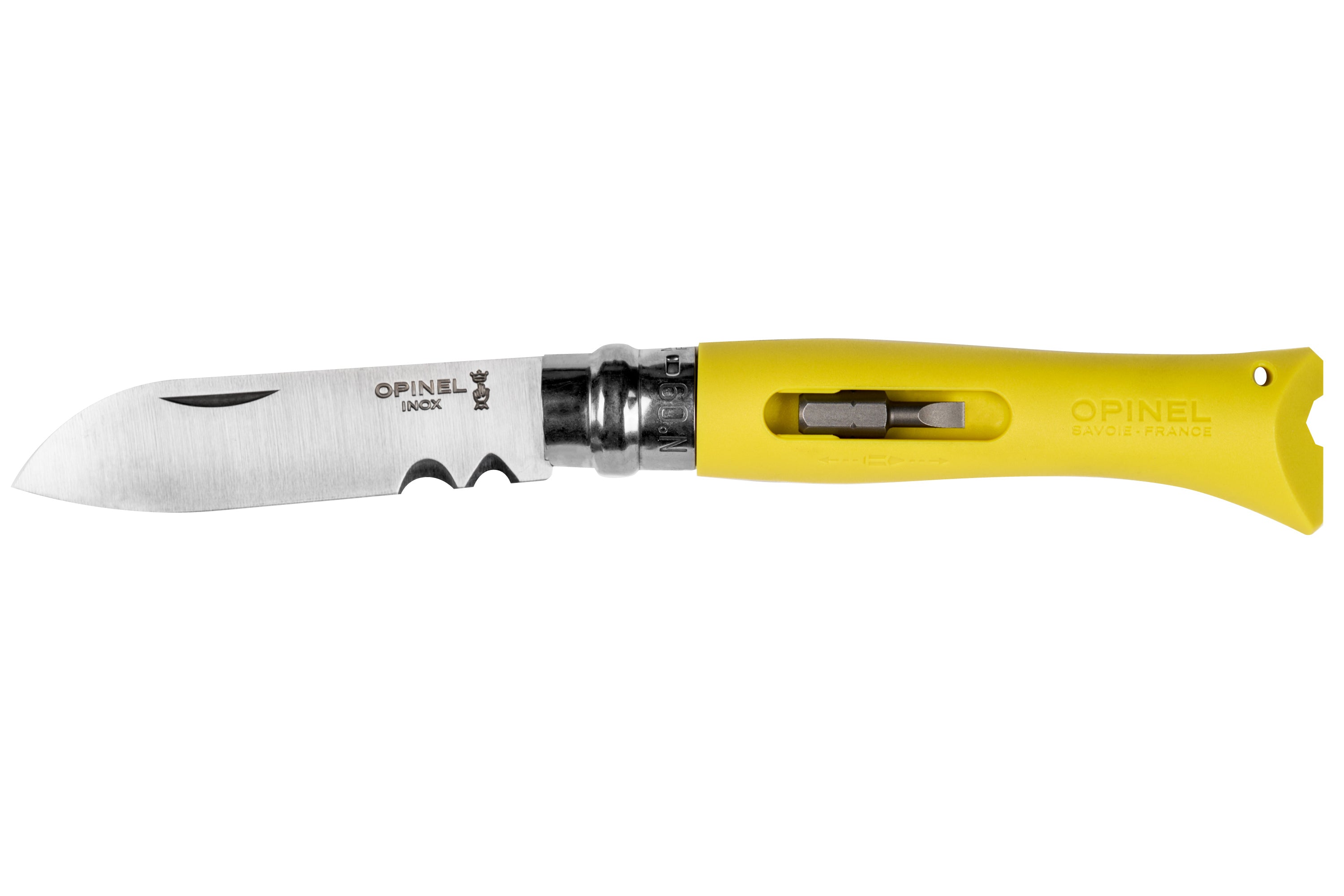 Opinel No. 09 DIY Multifunction Knife, Yellow