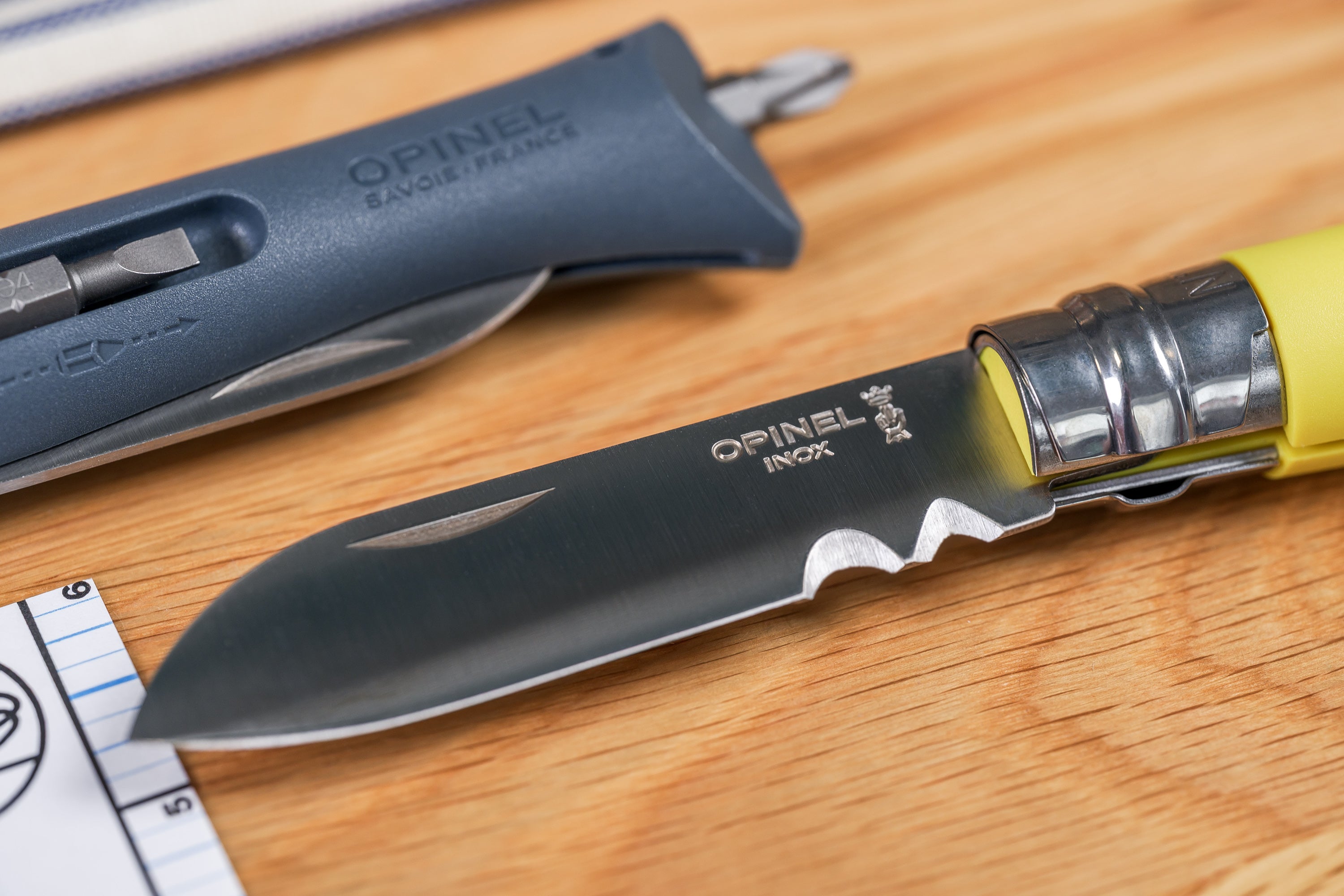 Opinel No. 09 DIY Multifunction Knife, Yellow