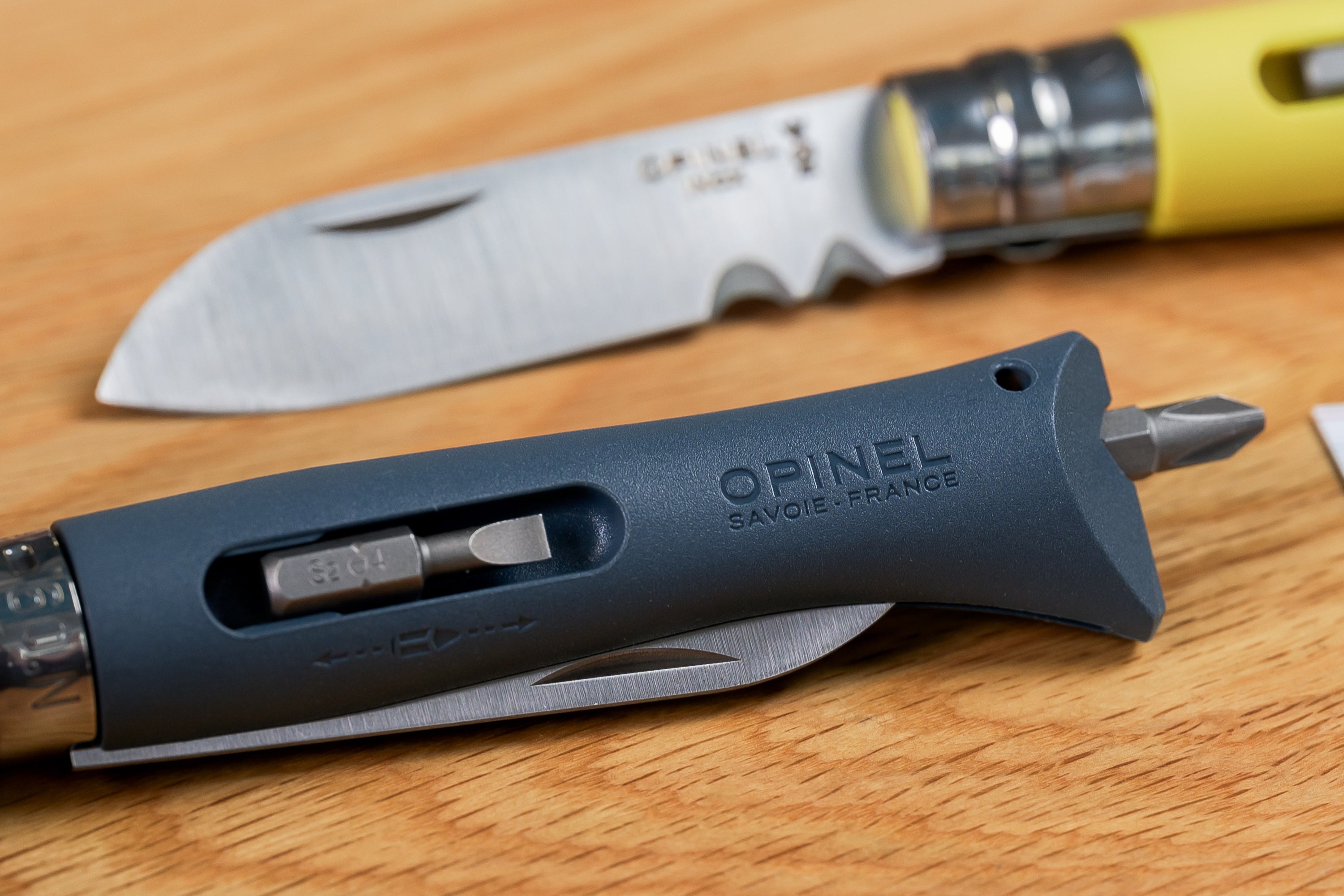 Opinel No. 09 DIY Multifunction Knife, Yellow