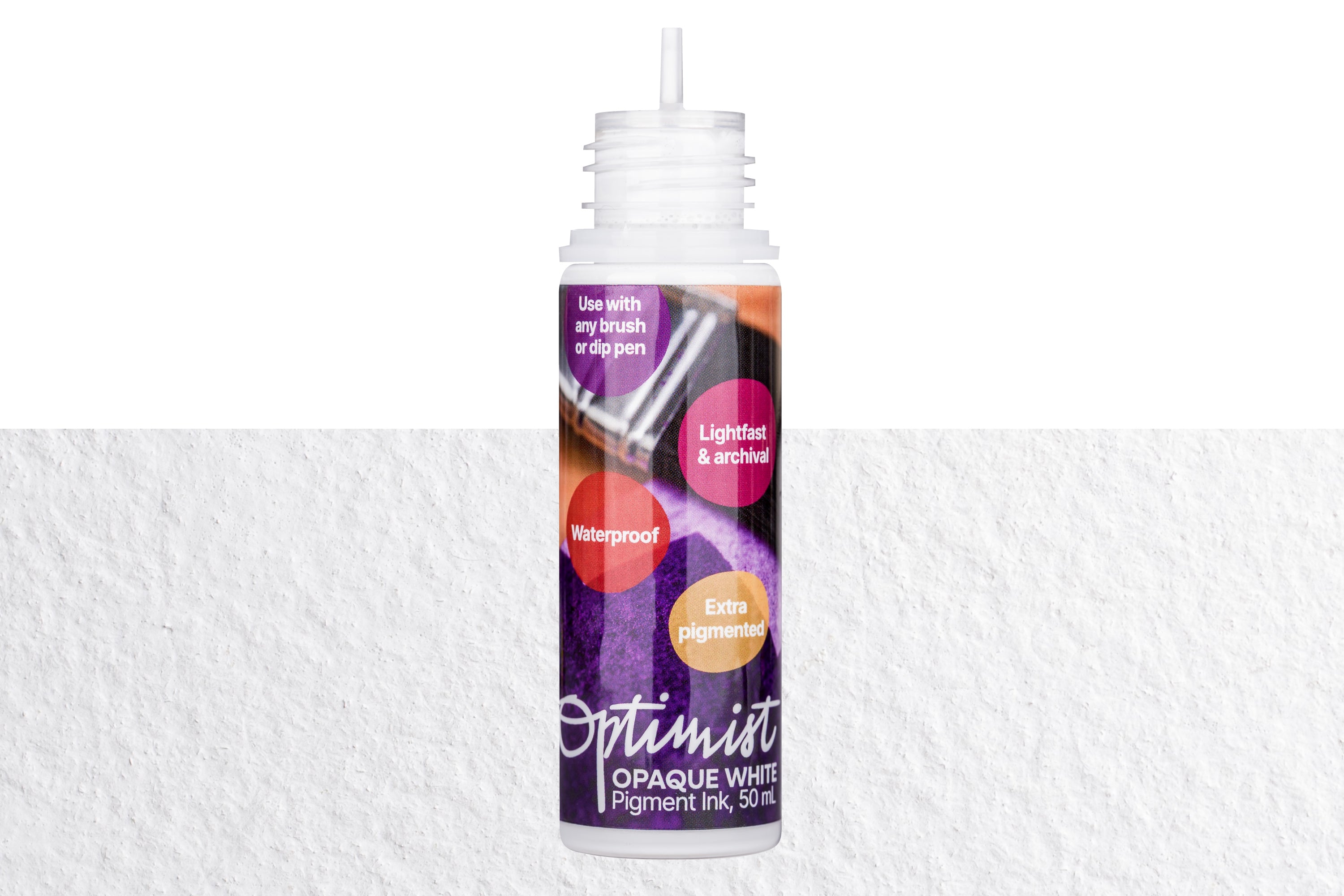 Optimist Pigment Ink, #360 White, 50 mL Precision Bottle