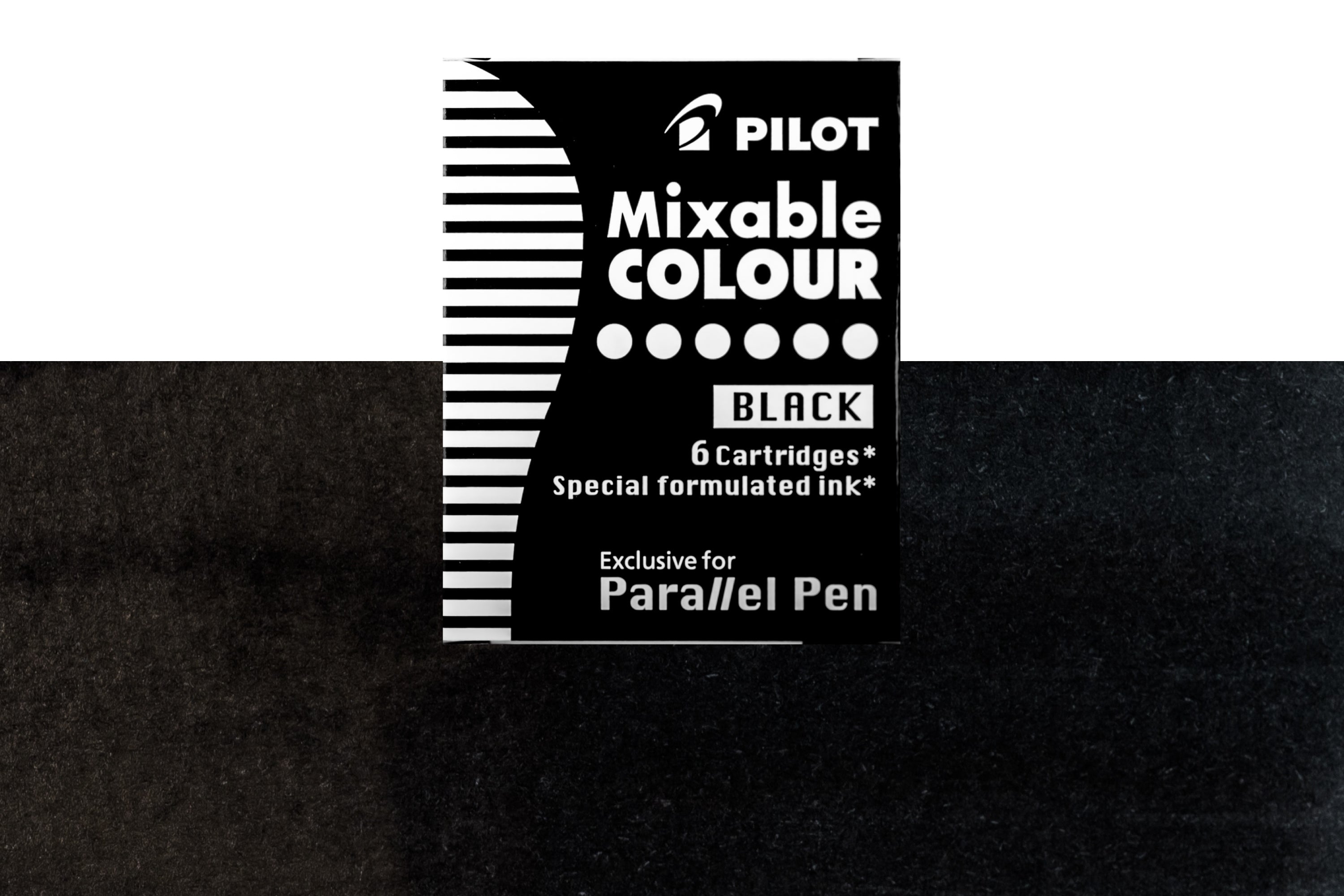Pilot Mixable Colour Cartridges, Black, Box of 6