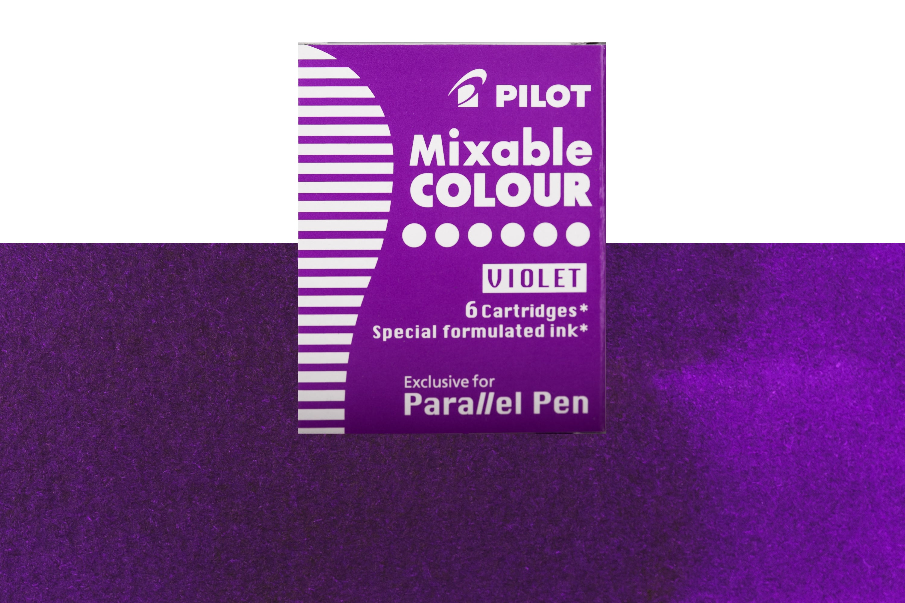 Pilot Mixable Colour Cartridges, Violet, Box of 6