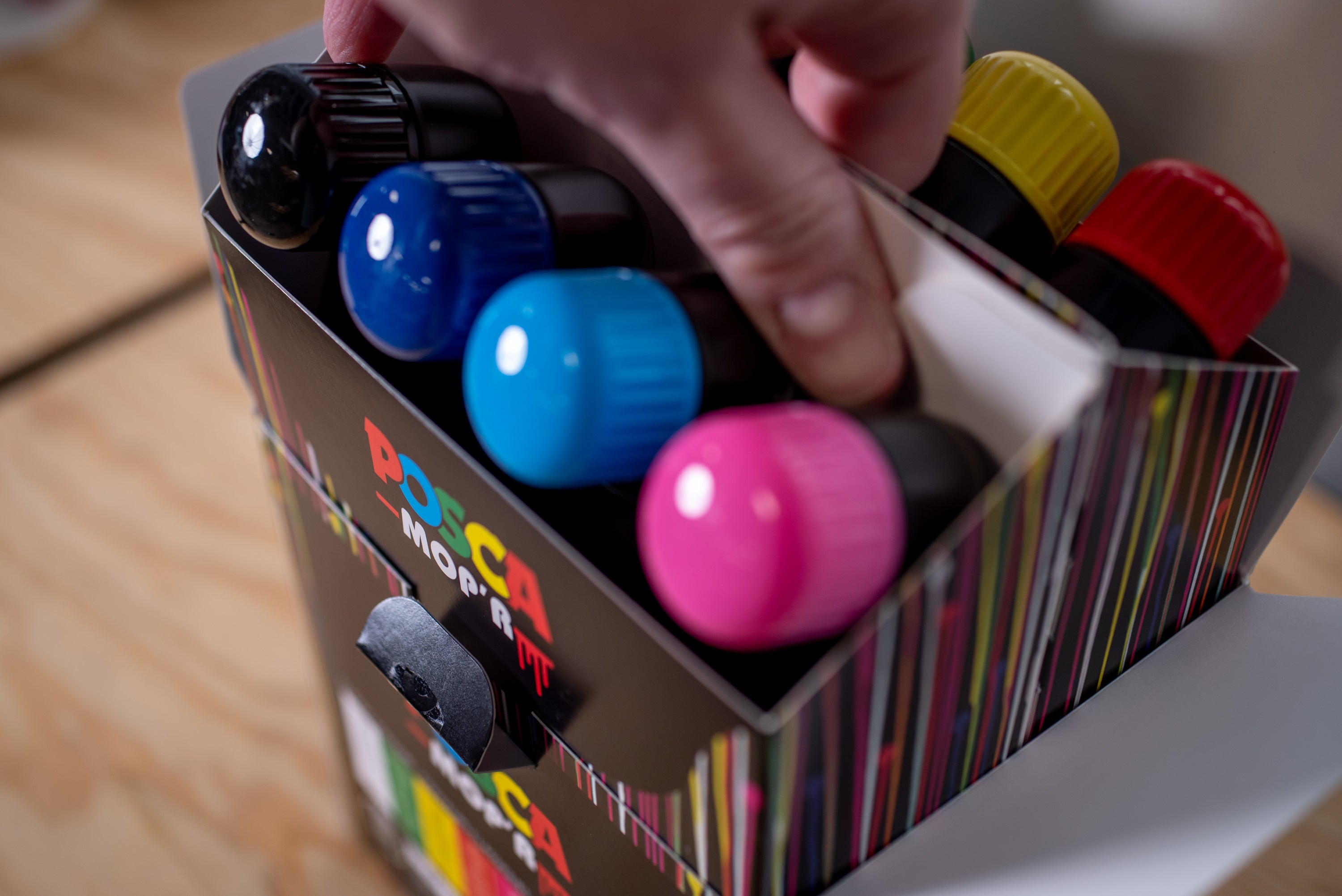 Uni POSCA MOP'R Paint Marker (PCM-22), Full Set of 8