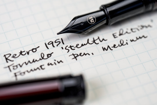 Stealth Black Fountain Pen