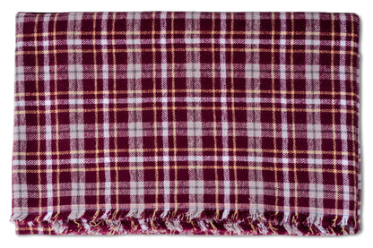 Yarn-Dyed Cotton Flannel, Red/Yellow Tartan