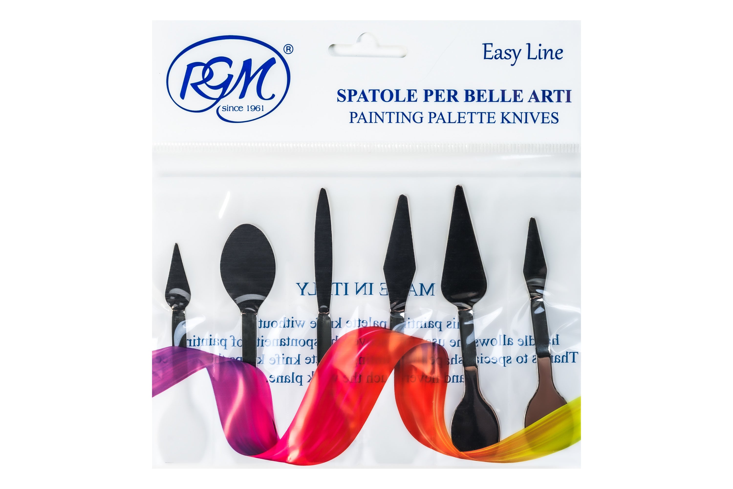 Easy Line Steel Palette Knives, Set of 6