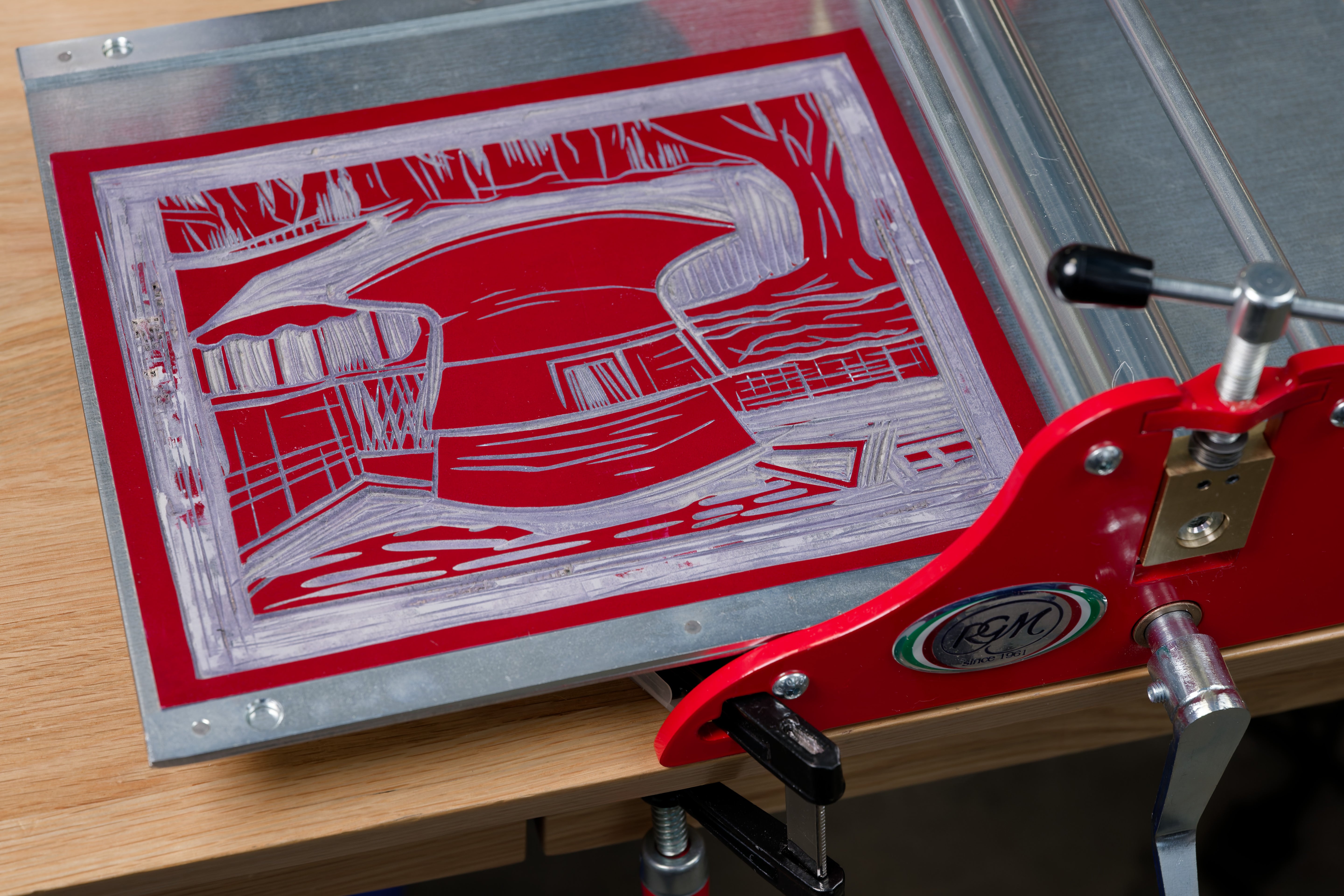 Printmaker's Hand Clamp