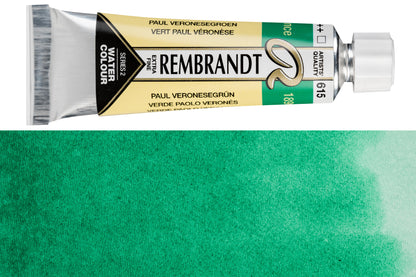 Rembrandt Watercolor, 10 mL, #616 Viridian