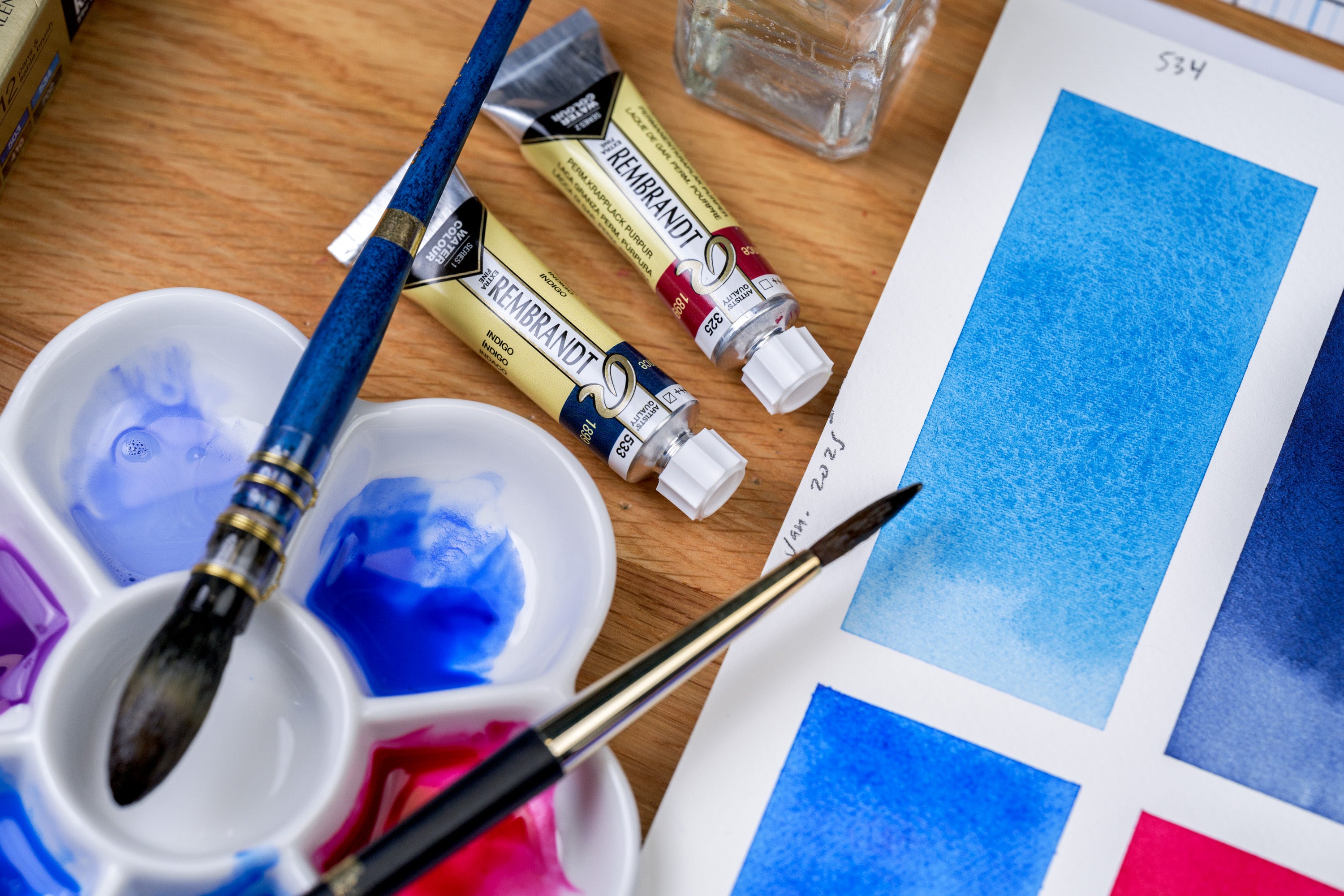 Rembrandt Watercolor, 10 mL, #305 Cadmium Red