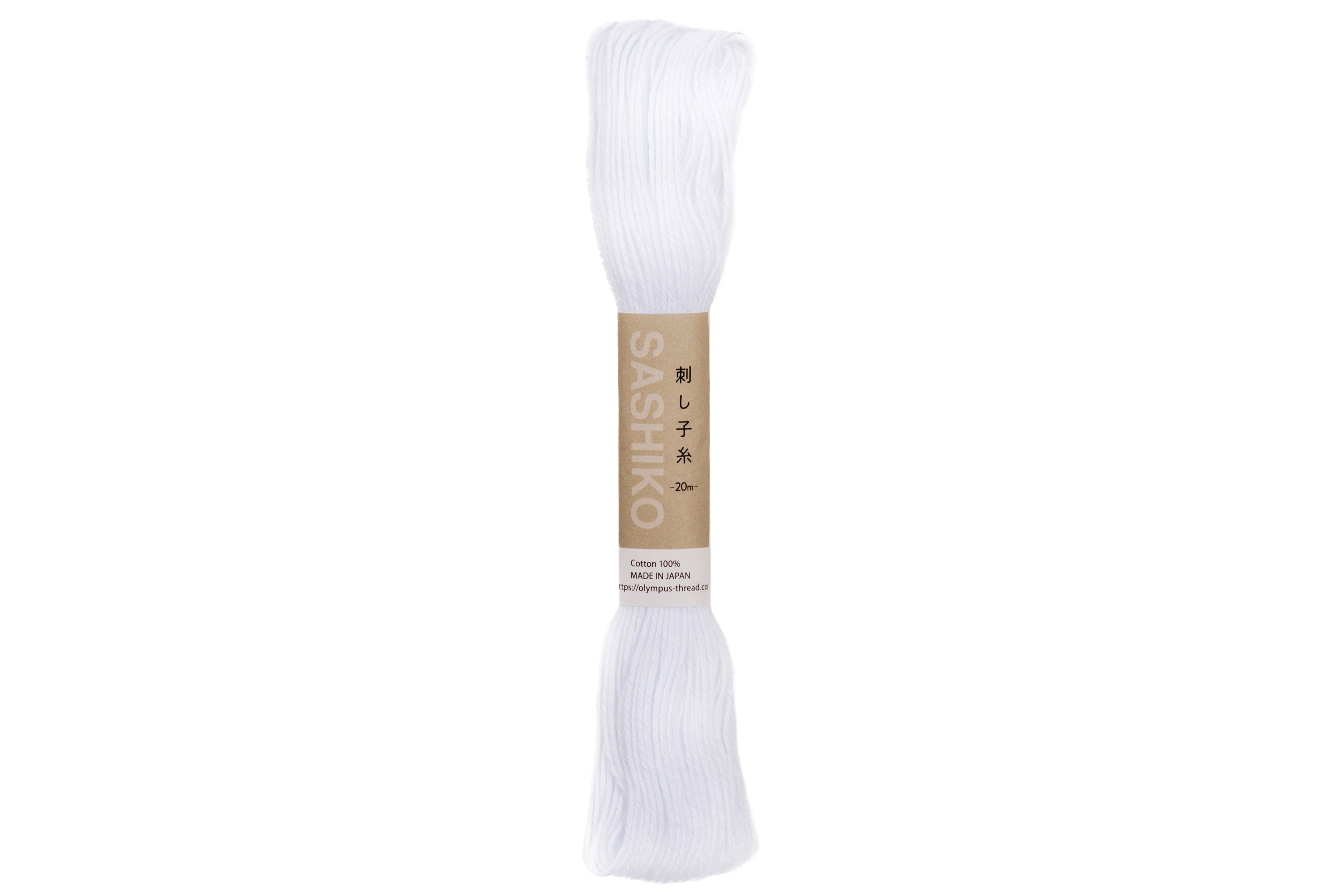 Olympus Cotton Sashiko Thread, #01 White