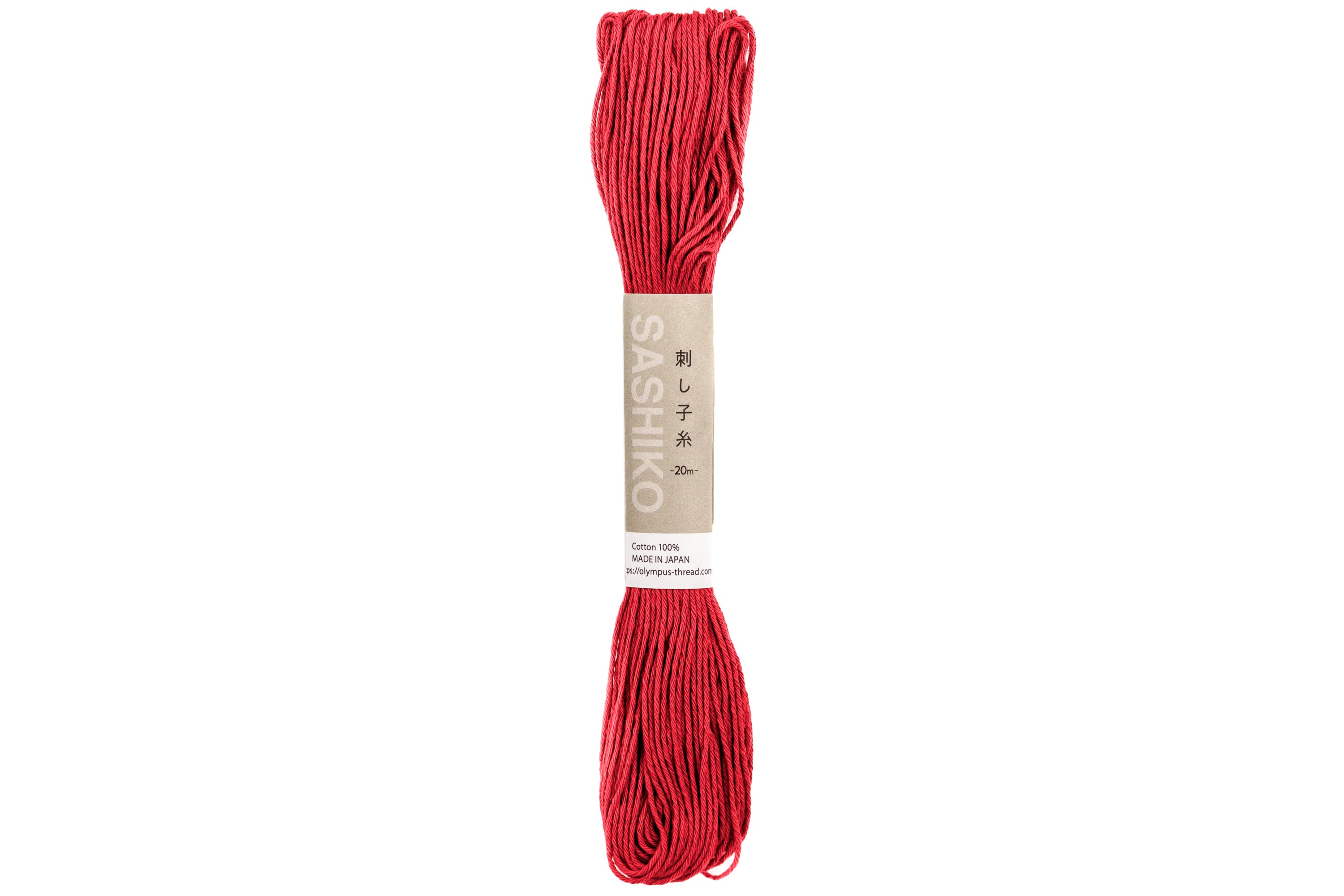 Olympus Cotton Sashiko Thread, #12 Rose Red