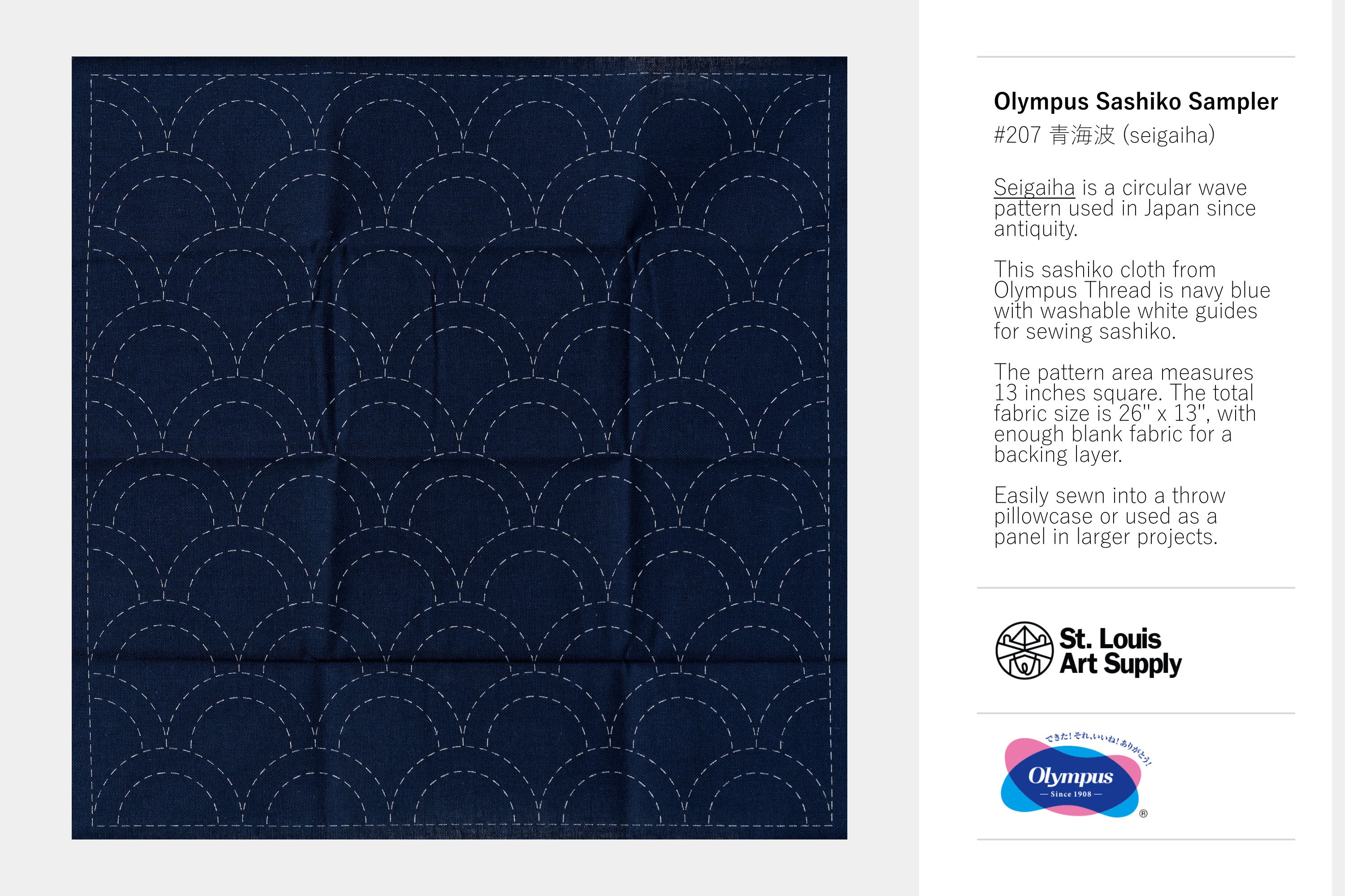 Olympus Sashiko Sampler, Seigaiha