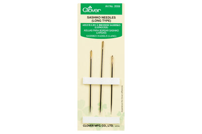 Long Sashiko Needles, Set of 3
