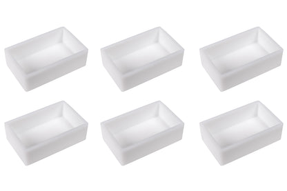 Empty Watercolor Full Pans, Set of 6