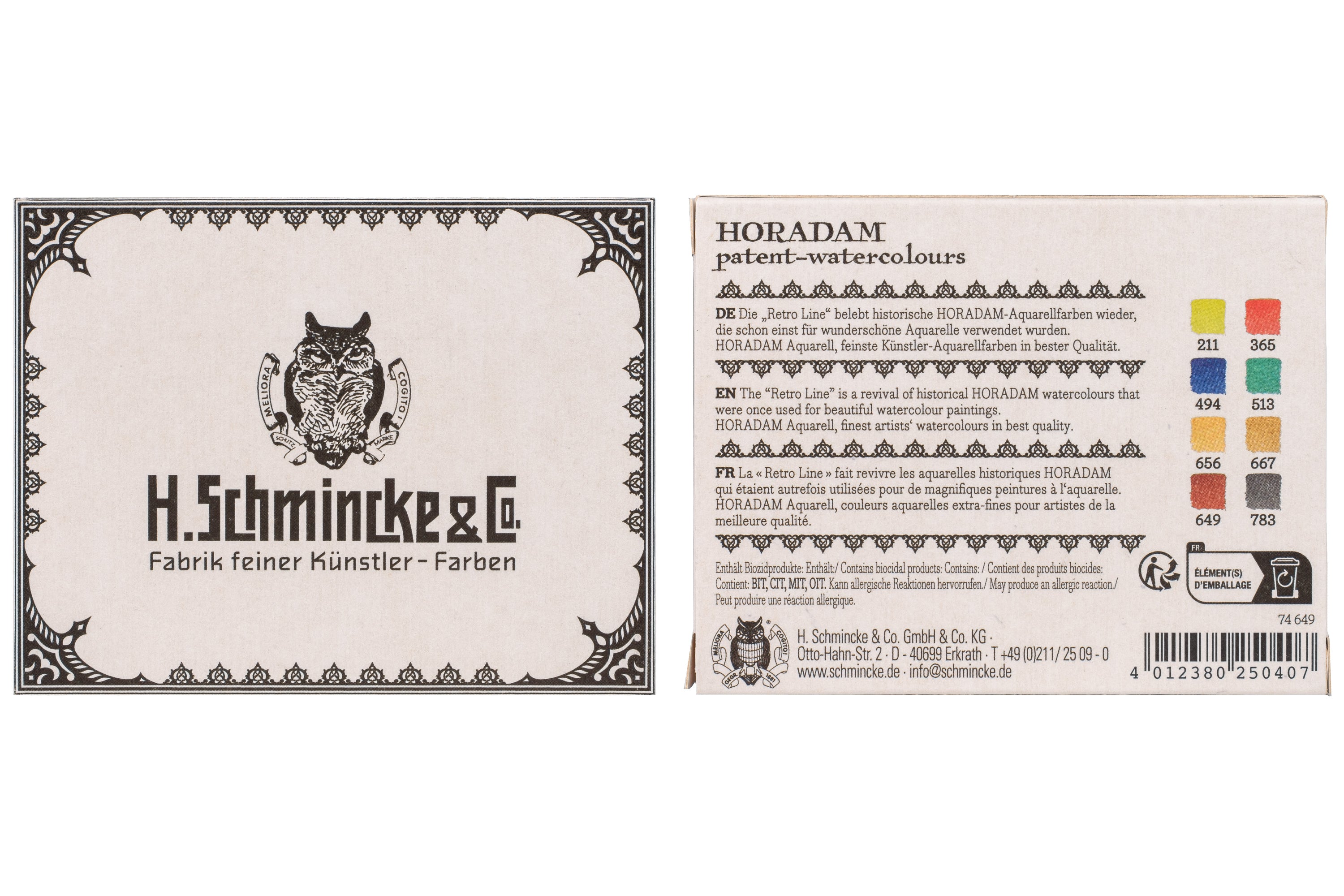 Schmincke Horadam Watercolors, Retro Jewel Box Set (Limited Edition)