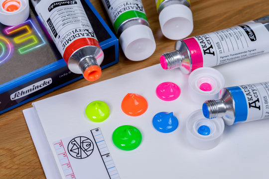 Akademie Acrylics, Neon Colors Limited-Edition Set (2025)