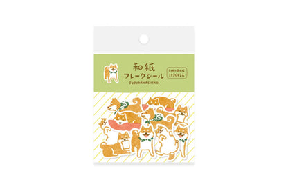 Washi Sticker Set, Shiba Inu
