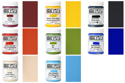 Golden SoFlat Matte Acrylics, Landscape Colors Set