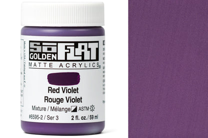 Golden SoFlat Matte Acrylics, Red Violet