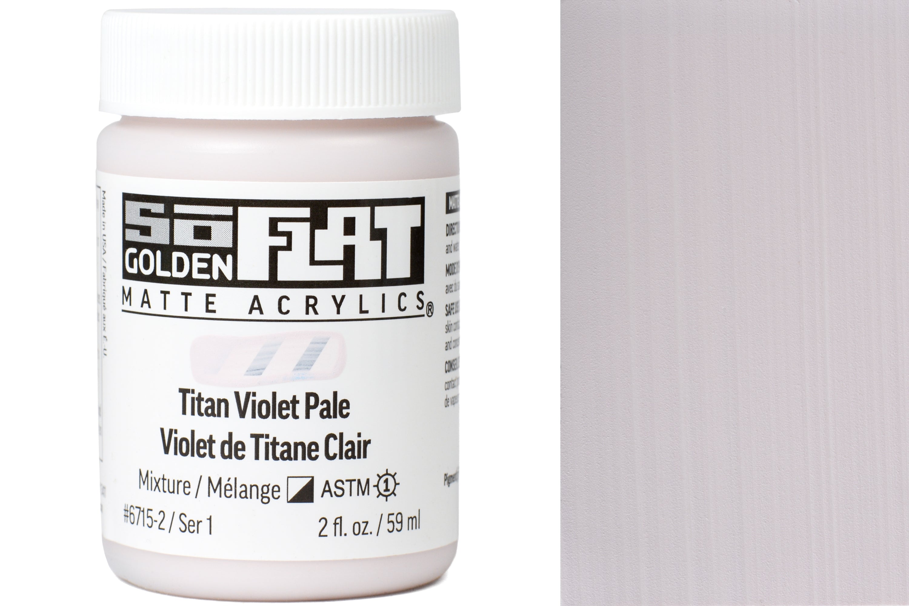 Golden SoFlat Matte Acrylics, Titan Violet Pale