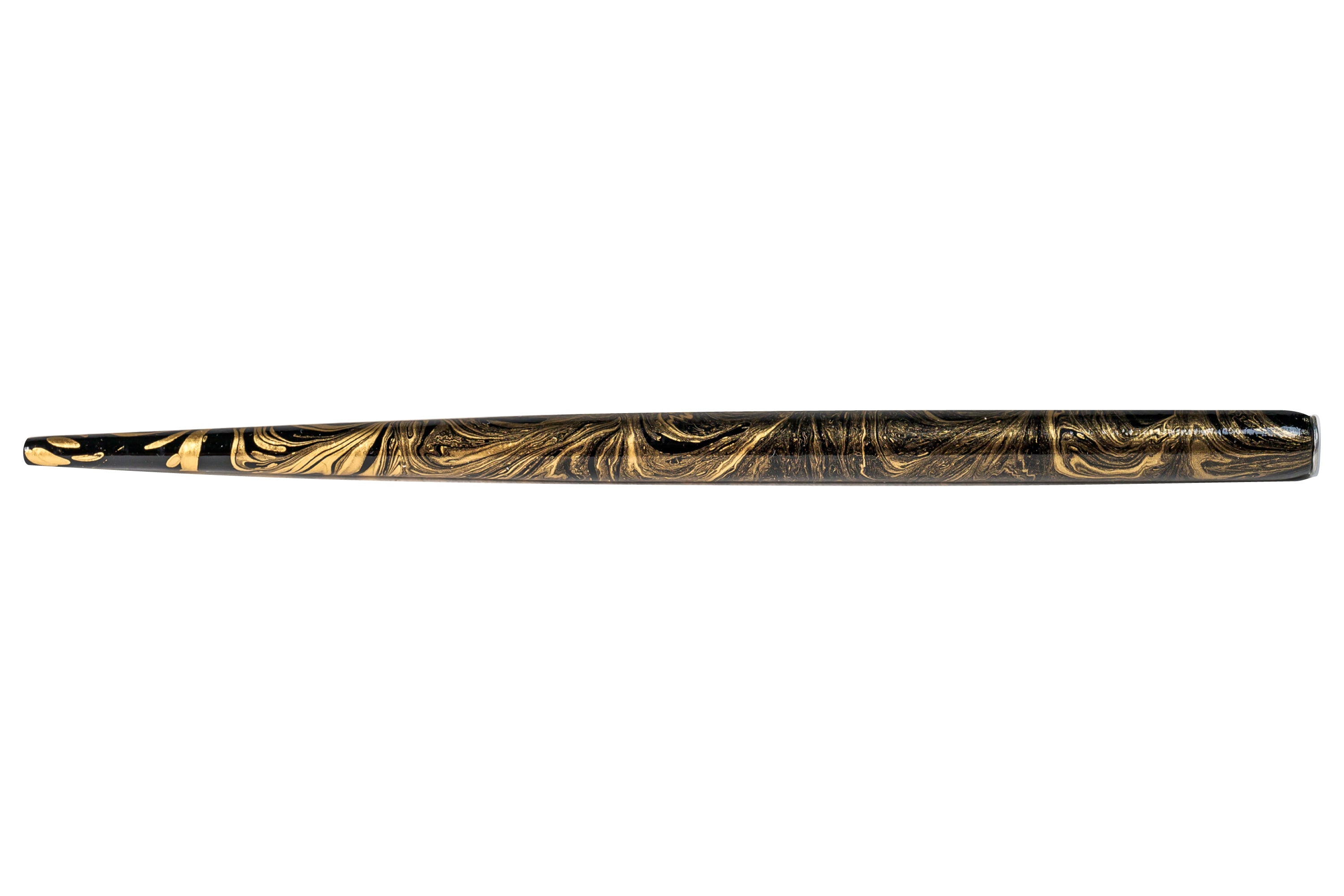 Basic Pen Nib Holder, Marbled Black/Gold