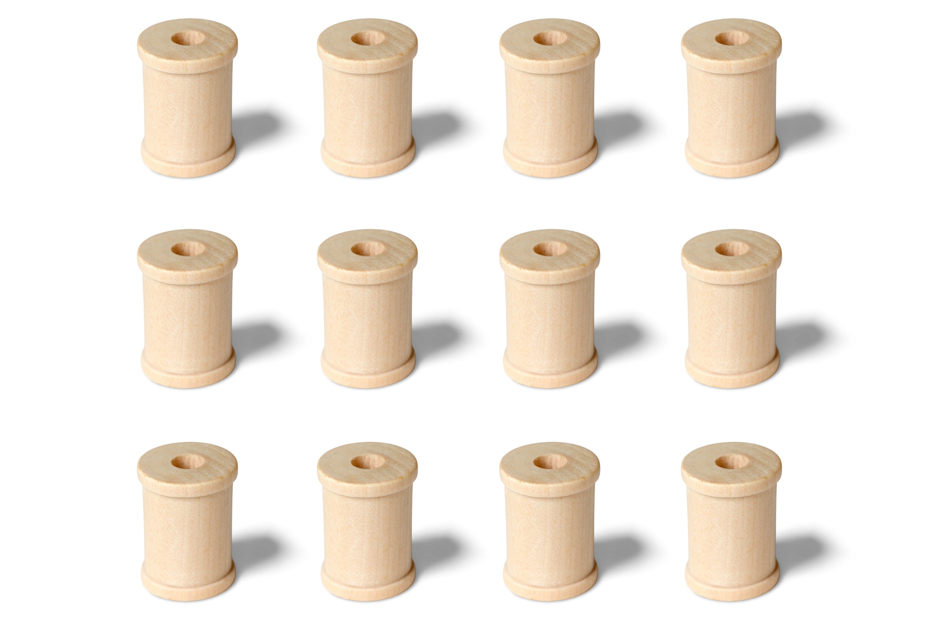 Empty Wood Spools