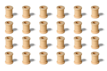 Empty Wood Spools