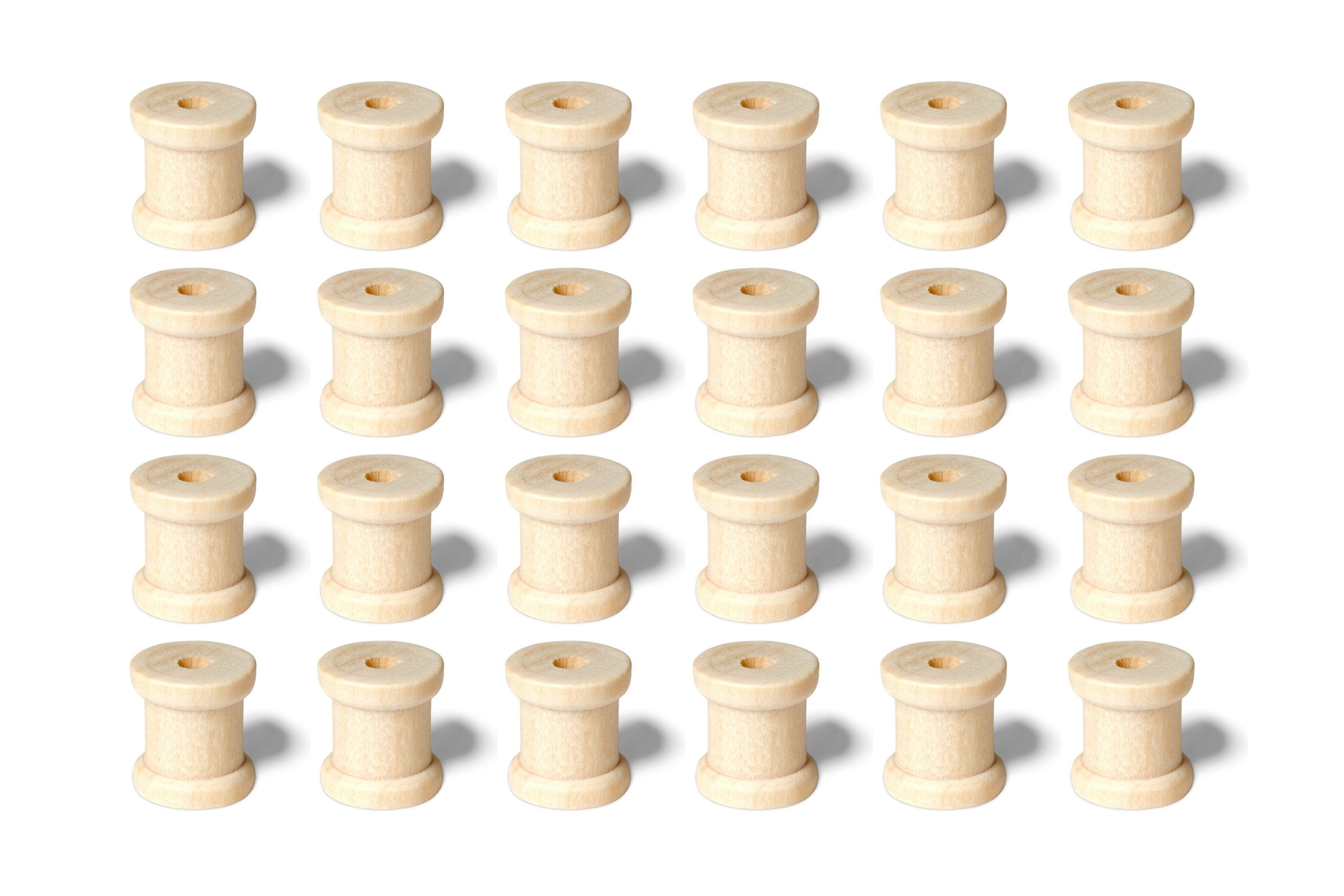 Empty Wood Spools