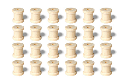 Empty Wood Spools