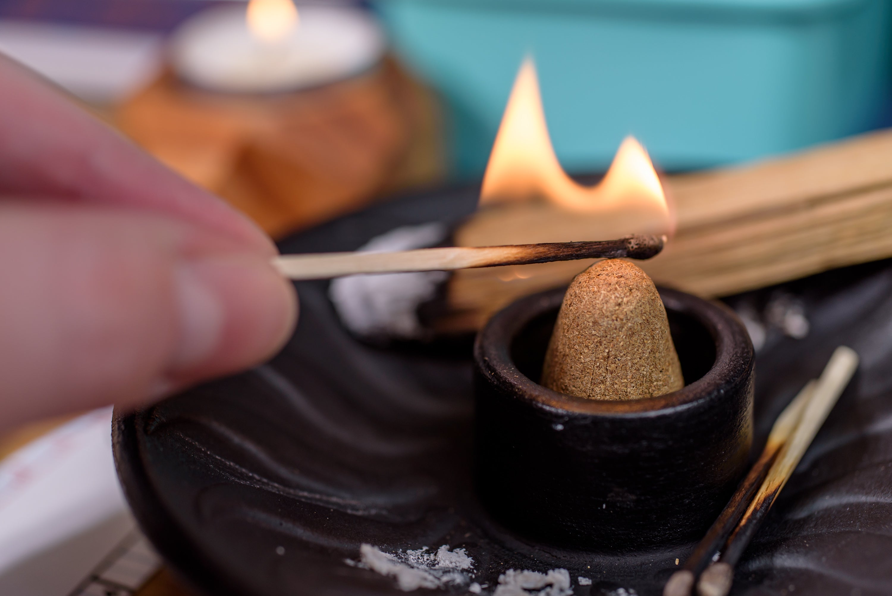 Palo Santo Starter Set, Glossy Black