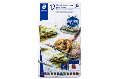 Tinted Graphite Pencils, Set of 12
