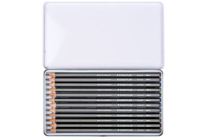 Tinted Graphite Pencils, Set of 12